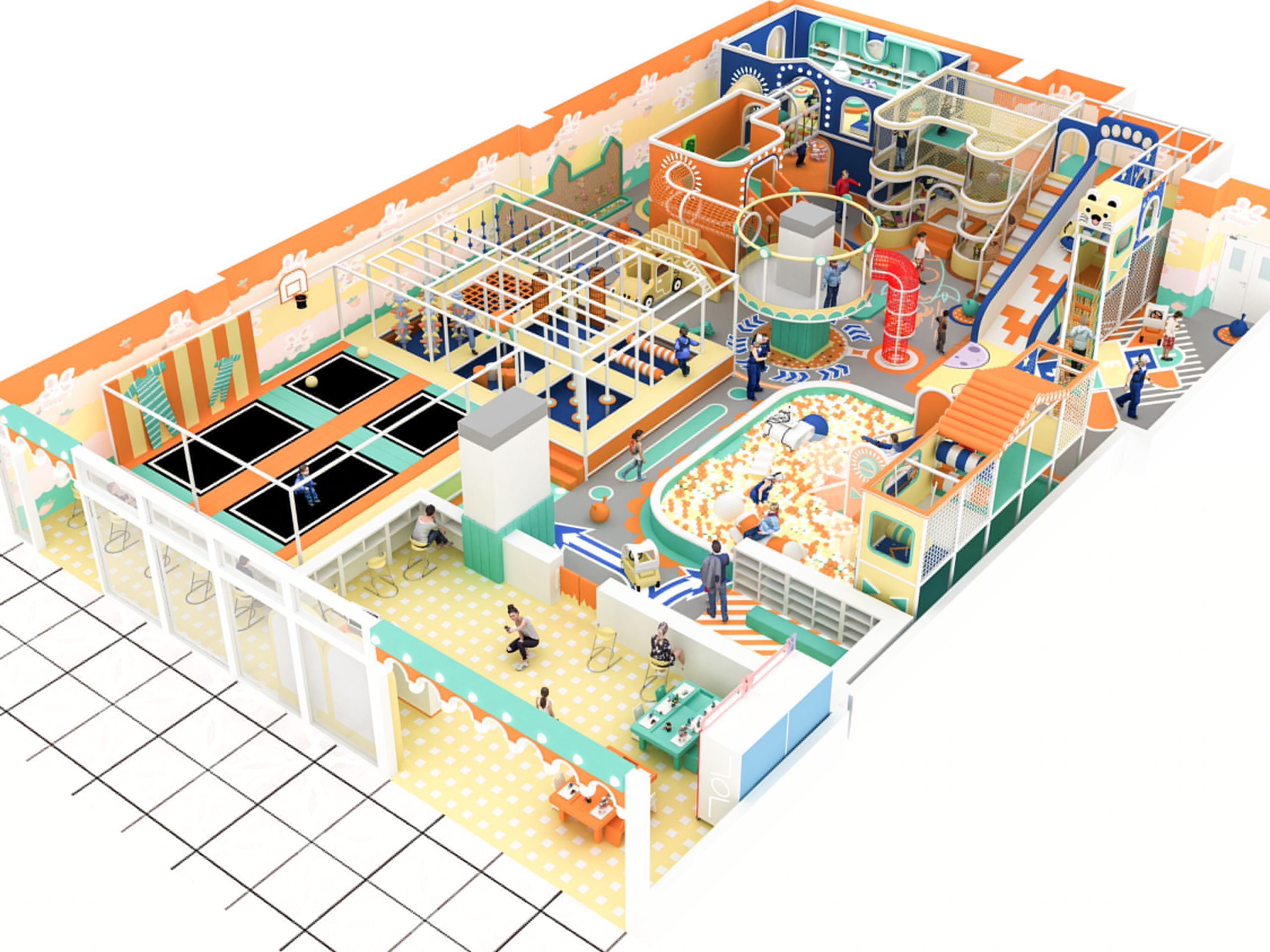 室內(nèi)兒童樂(lè)園應(yīng)該開(kāi)多大面積?如何計(jì)算自己適合開(kāi)多大?