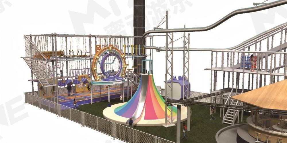 蜜動(dòng)游樂(lè)案例 | 戶外無(wú)動(dòng)力系列：空中探險(xiǎn)基地