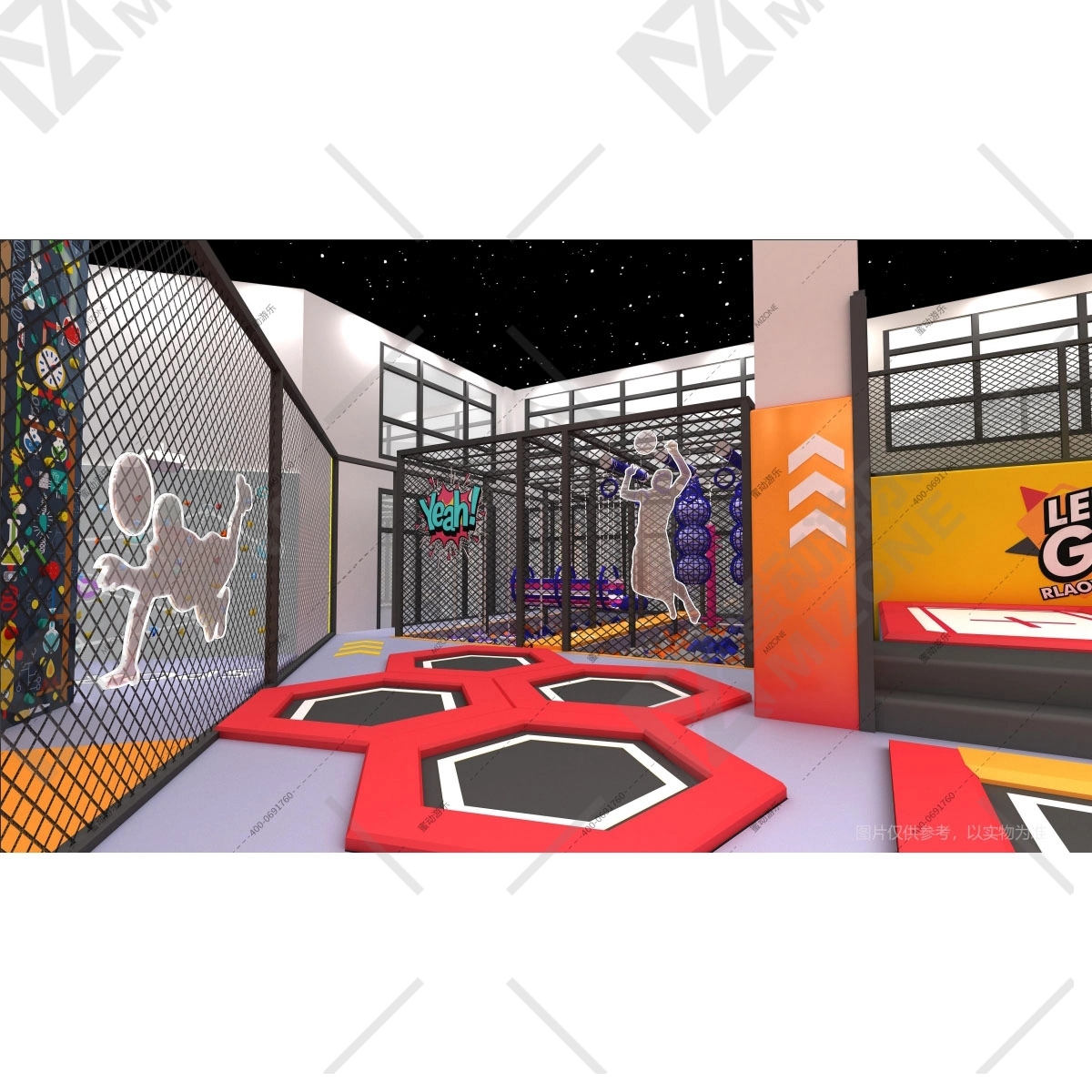 山西想開蹦床公園？找蜜動游樂源頭廠家，省心省錢有保障！